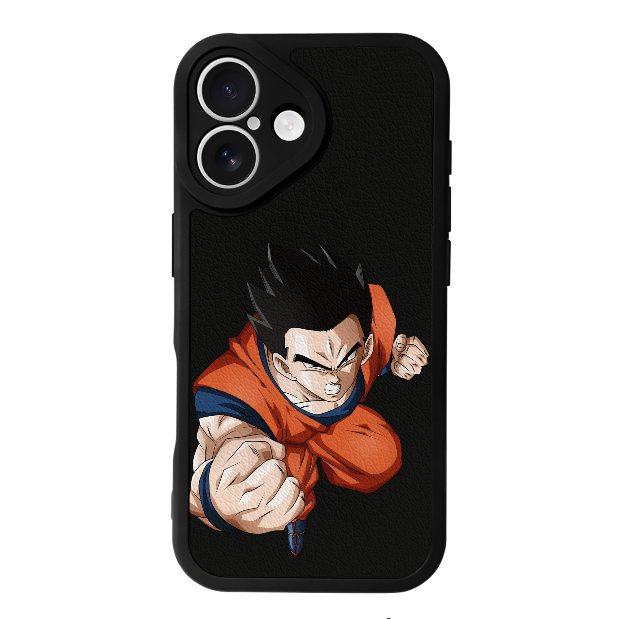 （画像用） ドラゴンボール 孫 悟飯（そんごはん）DRAGON BALL Son Gohan 【iPhone 16シリーズ対応】シリコンスマホケース（レザー調） 材質：シリコン
